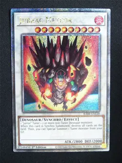 Jurrac Meteor RA04 Quarter Century Rare - 1st ed Yugioh Card #18P - Image 1