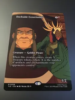 MTG x Avatar The Last Airbender TLE #0028 Full Art Dockside Extortionist - Image 1