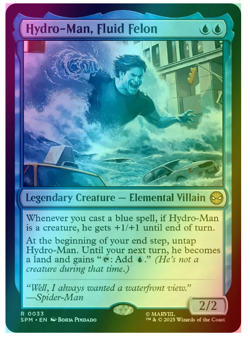 Hydro-Man, Fluid Felon - Foil Marvel's Spider-Man MTG - Image 1