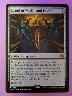 MTG, Sword of Wealth and Power NM Outlaws of Thunder Junction: The Big Score - Image 1