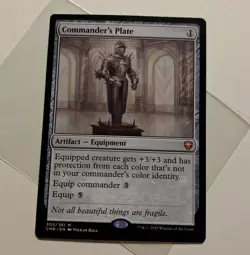 MTG Magic The Gathering Promo Commander’s Plate *NP - Image 1