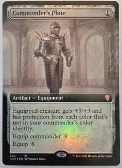 MTG Magic the Gathering: Commander's Plate Extended - Commander Legends Foil NM - Image 1