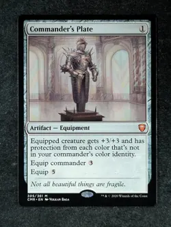 2020 Magic: The Gathering COMMANDER'S PLATE #305/361 Mythic Rare English - Image 1