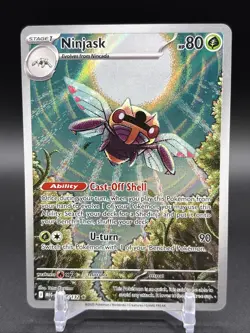 Ninjask 137/132 IR Illustration Rare Pokemon TCG Me01: Mega Evolution Holo NM - Image 1