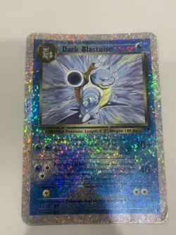 Dark Blastoise S2/S4 Legendary Collection Jumbo Oversized BoxTopper Pokemon Card - Image 1