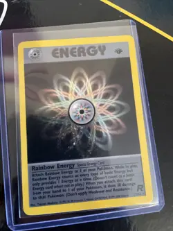 Rainbow Energy 1st Edition Team Rocket | 17/82 2000 WOTC Pokemon Excellent - NM - Image 3