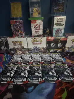 Pokemon TCG: Scarlet and Violet Black Bolt White Flare Booster Packs (Lot Of 10) - Image 1