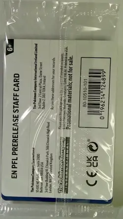 Pokemon TCG - Phantasmal Flames Prerelease Staff Promo Set SEALED - All 4 Promos - Image 2