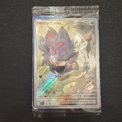 Pokemon TCG - N's Zorua #189 Scarlet & Violet Promo Pokemon Center (Sealed) - Image 1