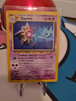 Pokemon TCG Starmie Neo Revelation 25/64 Regular Unlimited Rare - Image 1