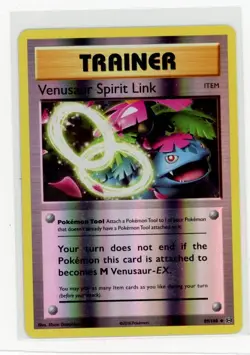 Pokemon XY - Evolutions #89/108 Venusaur Spirit Link Reverse Holo - Image 1