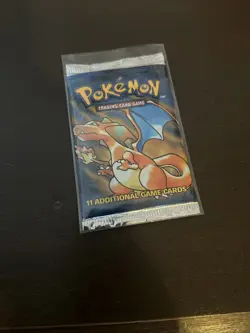 1999 Sealed Pokemon Base Set Unlimited Charizard Art - Image 1