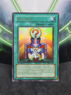 Yugioh Question PGD-104 Ultra Rare 1st Edition NM - Image 1