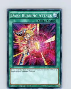 Yu-Gi-Oh TCG Dark Burning Attack LDK2-ENS04 Limited Edition Secret Rare NM - Image 1