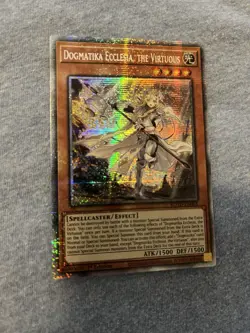 Yu-Gi-Oh! Dogmatika Ecclesia, The Virtuous 1st Edition Starlight Rare Lp. - Image 3