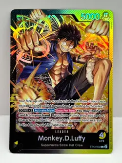 Monkey.D.Luffy (003) ST13-003 Ultra Deck: The Three Brothers Foil - Image 1