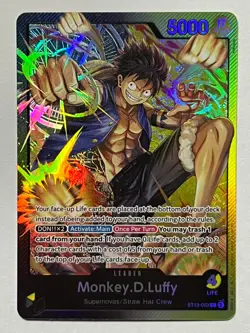 Monkey.D.Luffy (003) ST13-003 Ultra Deck: The Three Brothers Foil - Image 2