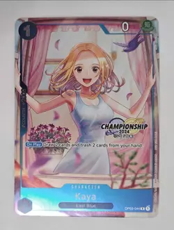 2024 One Piece Celebration Pack KAYA OP03-044 R Full Alt Art Foil Holo Promo MT - Image 1