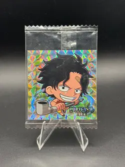 Portgas D. Ace SW4-27 GR One Piece Wafer Sticker Japanese - Image 1