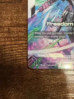 Gundam Card Game Freedom Gundam GD03-070 LR+ Alternate Art - Image 3