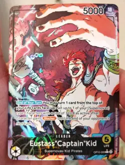 Eustass"Captain"Kid Leader Alt Art One Piece OP10-099 TCG English Card - Image 4