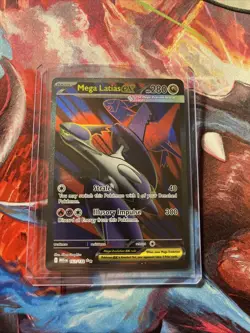 Pokemon Mega Latias EX Ultra Rare Mega Evolution Card 163/132 NM Condition - Image 1