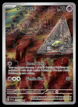 Pokemon Cards Drowzee 210/198 Scarlet & Violet Illustration Rare NM - Image 1