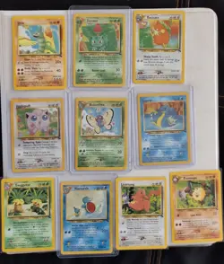 Flawless Vintage Pokemon TCG Southern Islands 10 Card Lot NM - Image 1