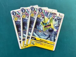 Starmons BT10-029 Playset Xros Encounter Digimon Card Game x4 - Image 1