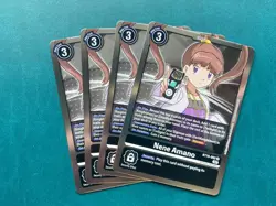 Nene Amano BT10-092 Playset Xros Encounter Digimon Card Game x4 - Image 1