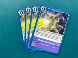 Death the Cannon BT10-108 Playset Xros Encounter Digimon Card Game x4 - Image 1