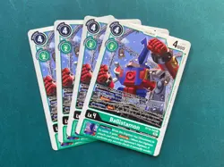 Ballistamon BT10-049 Playset Xros Encounter Digimon Card Game x4 - Image 1