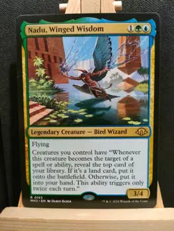Nadu, Winged Wisdom - Modern Horizons 3 - Rare - NM (see pics) MTG - Image 1