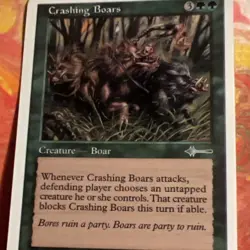 Wizards of the Coast Crashing Boars Creature Regular English Ron Spencer - Image 1