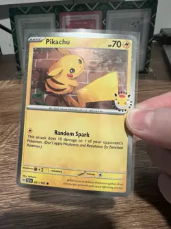 Pikachu 051/162 - Cosmos Holo - Pokemon Day 2026 Stamped Promo - Pokemon TCG - Image 3