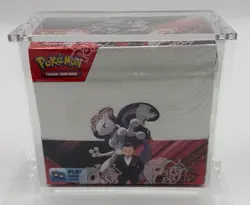 Pokemon Destined Rivals Booster Box (36 Packs) Factory Sealed w/ Acrylic Case - Image 1