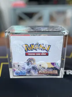 Pokemon Paldea Evolved Booster Box (Factory Sealed) (SV02) w/ Acrylic Case - Image 1