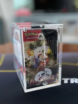 Pokemon Paldea Evolved Booster Box (Factory Sealed) (SV02) w/ Acrylic Case - Image 4