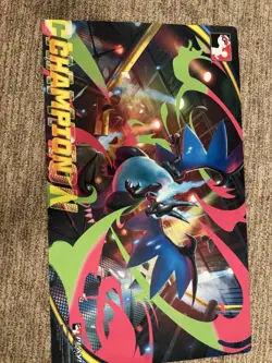 Mega Charizard EX League Cup Champion Playmat NEW Pokemon TCG - Image 1