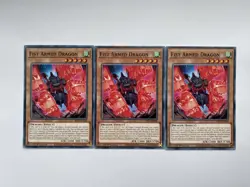 Yugioh! 3x Fist Armed Dragon BPRO-EN028 Common 1st Ed NM - Image 1