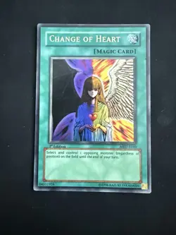 Yugioh TCG - Change Of Heart MRD-E060 - 1st Edition Ultra Rare - EX - Image 1