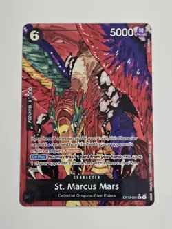 One Piece St. Marcus Mars (Alternate Art) OP13-091 Carrying On His Will Mint++ - Image 1