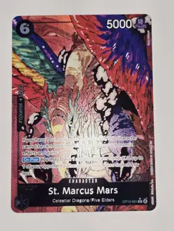 One Piece St. Marcus Mars (Alternate Art) OP13-091 Carrying On His Will Mint++ - Image 3