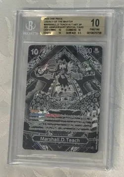 Marshall D. Teach Silver Pristine BGS 10 SP Alternative Art One Piece English - Image 1