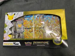 Pokemon Celebrations 25th Anniversary Pikachu V-union Premium Playmat Collection 820650809897 - Image 1