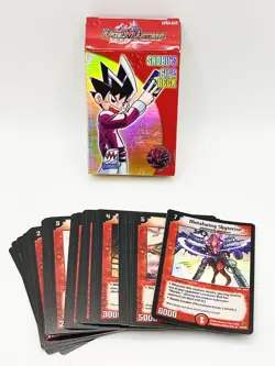 2004 WOTC DUEL MASTERS TCG - SHOBU'S FIRE DECK 40 CARDS INC METALWING SKYTERROR - Image 1