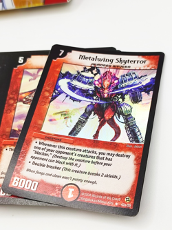 2004 WOTC DUEL MASTERS TCG - SHOBU'S FIRE DECK 40 CARDS INC METALWING SKYTERROR - Image 4