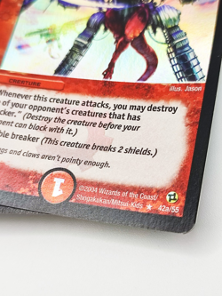 2004 WOTC DUEL MASTERS TCG - SHOBU'S FIRE DECK 40 CARDS INC METALWING SKYTERROR - Image 5