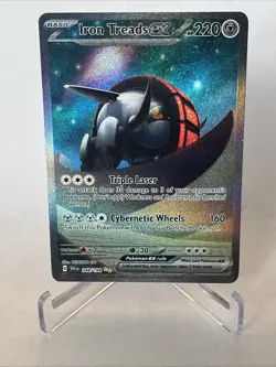 Iron Treads ex 248/198 Scarlet & Violet Base Set SIR HOLO Pokemon Card NM - Image 1