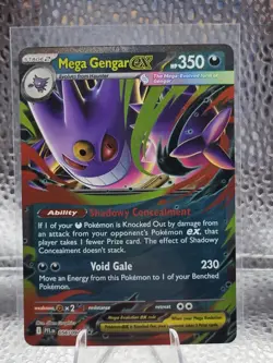 Mega Gengar EX 056/094 Me02: Phantasmal Flames Holo Pokemon Card - Image 1